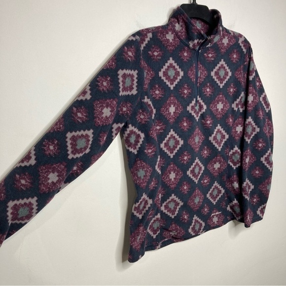 Eddie Bauer fleece quarter zip pullover size large - Picture 3 of 7